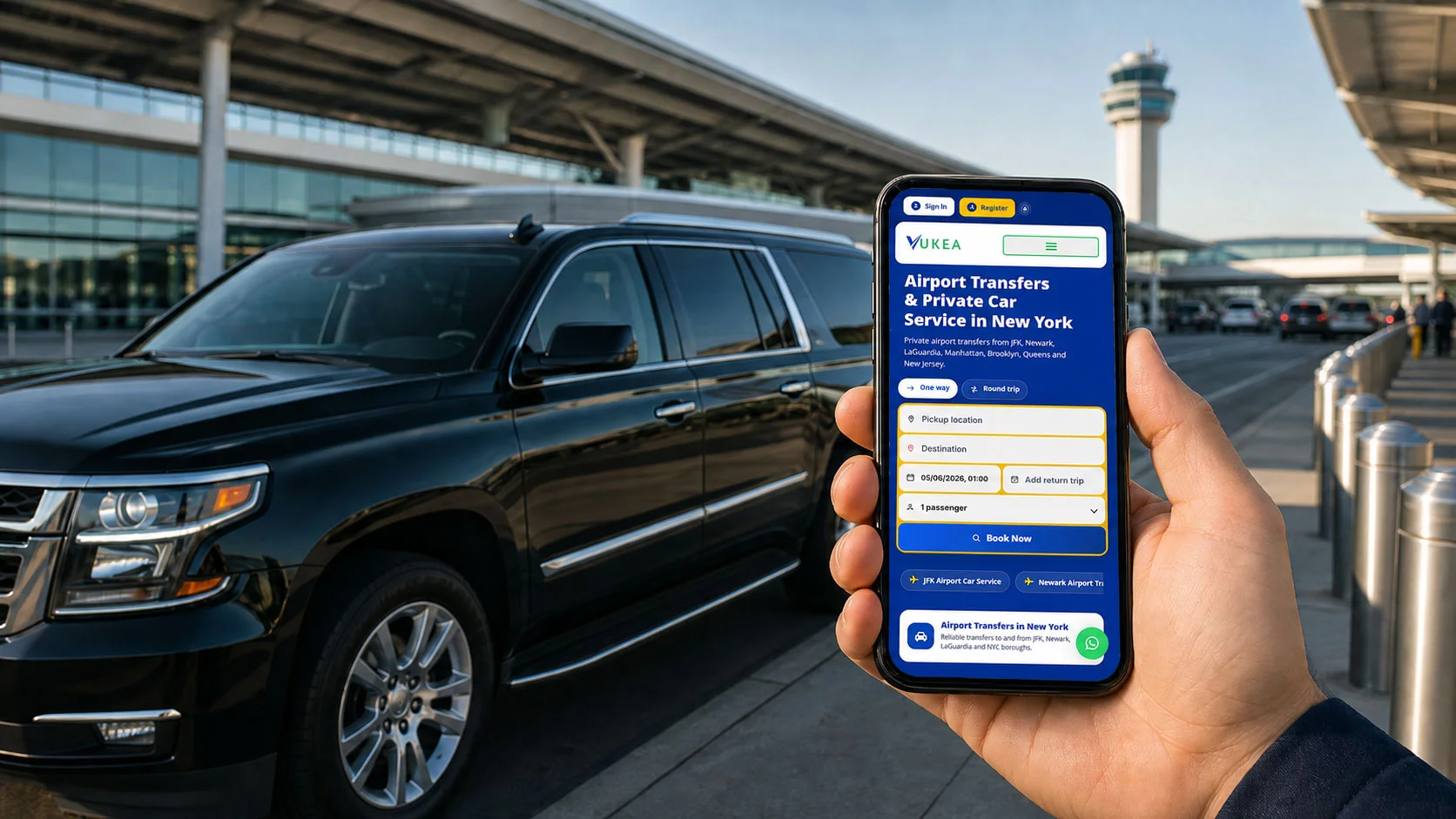 Private SUV for JFK Airport car service in New York